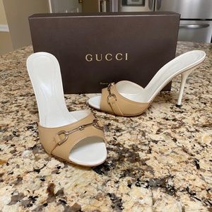 Gucci Horsebit Open Toe High Heel Shoe Sandal